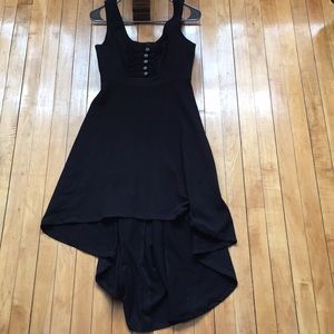Hot Topic Royal Bones high-low dress size small